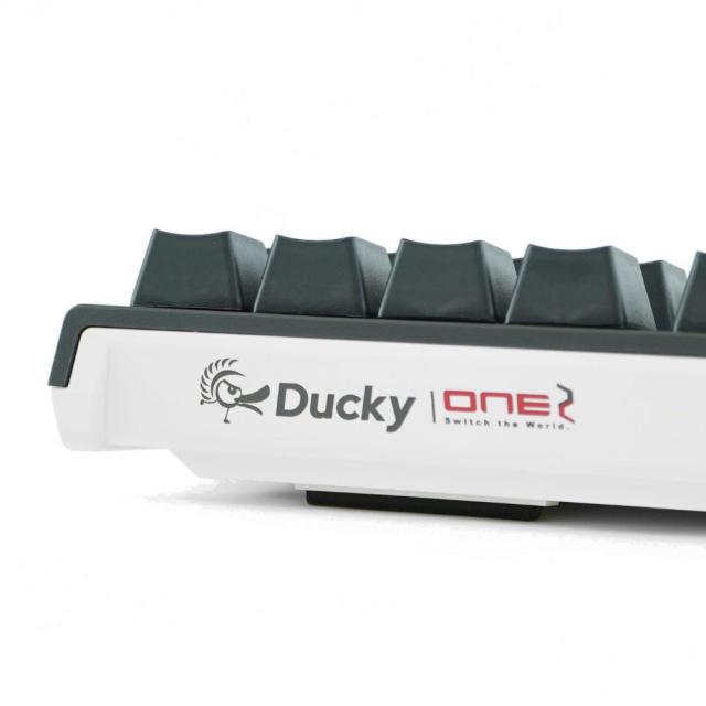 Геймърскa механична клавиатура Ducky One 2 Tuxedo TKL, Cherry MX Silver