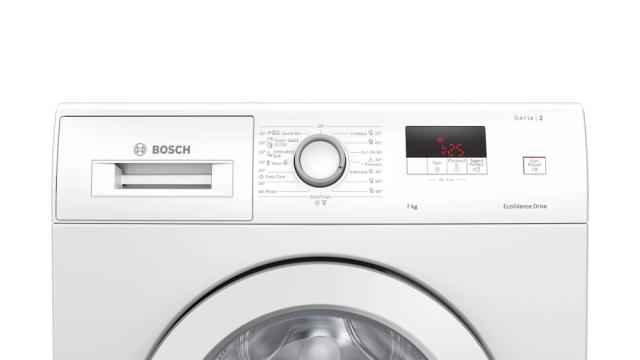 Пералня Bosch WAJ24062BY SER2 Washing machine 7kg, 1200 rpm, 52/74dB, grey white door