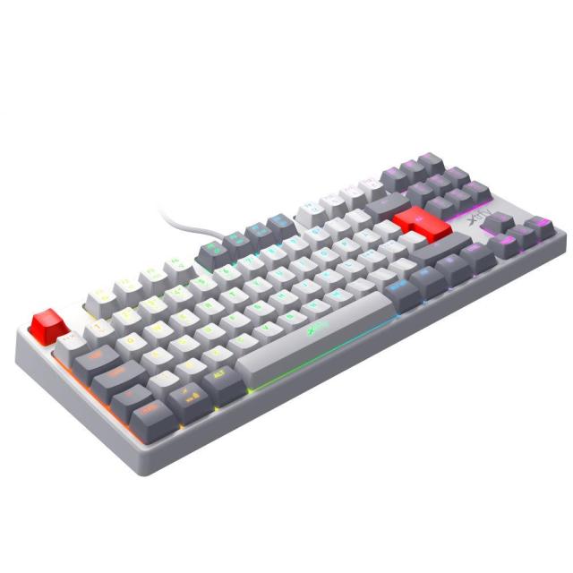 Геймърскa механична клавиатура Xtrfy K4 TKL RETRO RGB Kailh Red Switch, US Layout
