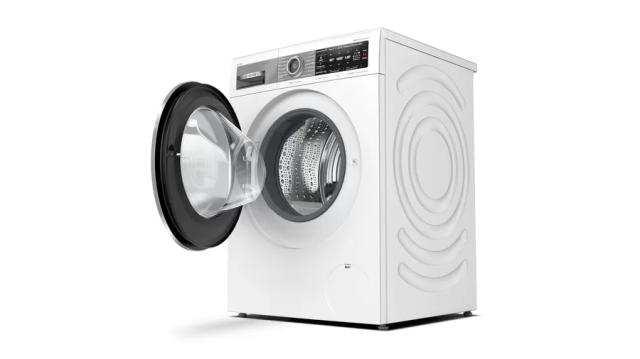 Пералня Bosch WAV28EH0BY, HomeProfessional Washing machine, 9kg, 1400 rpm, A, 49/70 dB(A), i-DOS, 4D Wash, HC, AntiStain Plus 16, TFT Display, AquaStop, Interior light, waveDrum 65 l, white, grey door