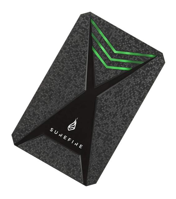 Твърд диск Verbatim SureFire 2.5" Gaming Bunker HDD USB 3.2 Gen 1 2TB Black