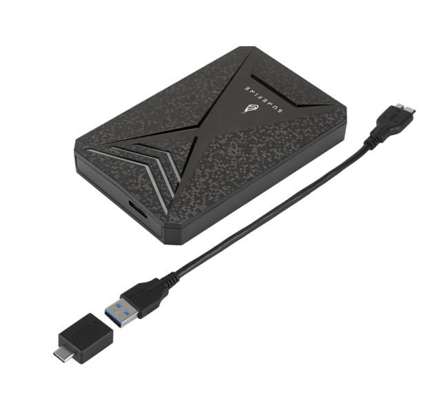 Твърд диск Verbatim SureFire 2.5" Gaming Bunker SSD USB 3.2 Gen 1 512GB Black