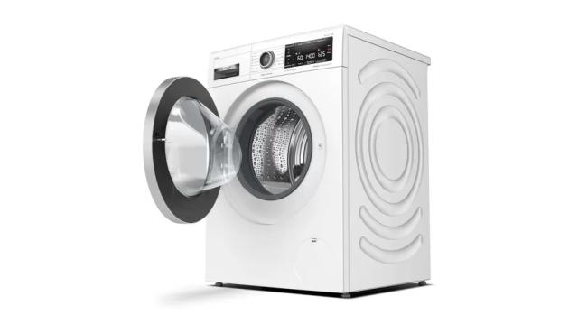Пералня Bosch WAV28KH1BY SER8, Washing machine 9kg, 1400rpm, A, 49/70 dB(A), i-DOS, 4D Wash, HC, AquaStop, Interior light, waveDrum 65 l, white, grey door