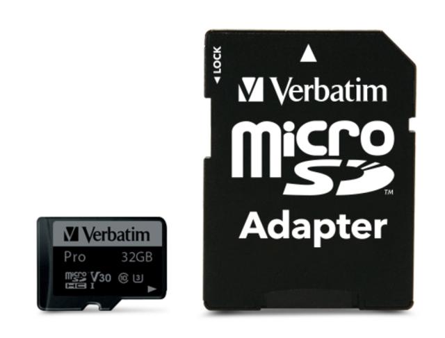 Памет Verbatim micro SDHC 32GB Pro Class 10 UHS-I