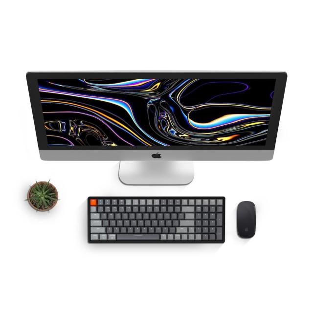 Геймърска Механична клавиатура Keychron K4 Hot-Swappable Full-Size Gateron Red Switch White LED Gateron Red Switch ABS