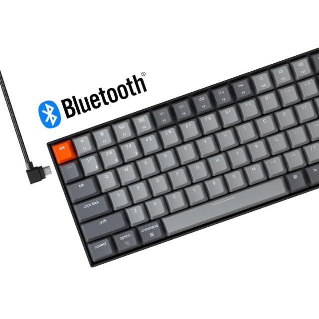 Геймърска Механична клавиатура Keychron K4 Hot-Swappable Full-Size Gateron Blue Switch White LED Gateron Blue Switch ABS