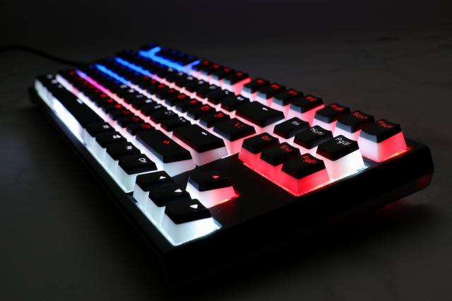 Геймърскa механична клавиатура Ducky One 2 Pudding RGB TKL, Cherry MX Blue