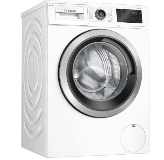 Пералня Bosch WAL28PH1BY SER6, 10 kg, 1400 rpm, Energy Efficiency C, Spin efficiency B, 75 dB(A), i-DOS, HC, DirectSelect-Display, waveDrum 70 l, silver-black grey door