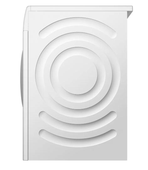 Пералня Bosch WAL28PH1BY SER6, 10 kg, 1400 rpm, Energy Efficiency C, Spin efficiency B, 75 dB(A), i-DOS, HC, DirectSelect-Display, waveDrum 70 l, silver-black grey door