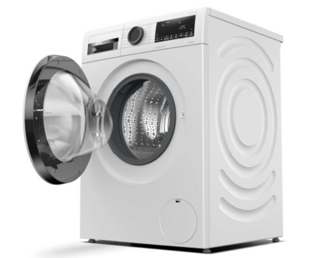 Пералня Bosch WGG14402BY SER6 Washing machine 9kg, 1400 rpm, AntiStain function, EcoSilence Drive, AllergyPlus, SpeedPerfect, Energy class A, Spin efficiency B, 48l, 71 dB, white-black gray door