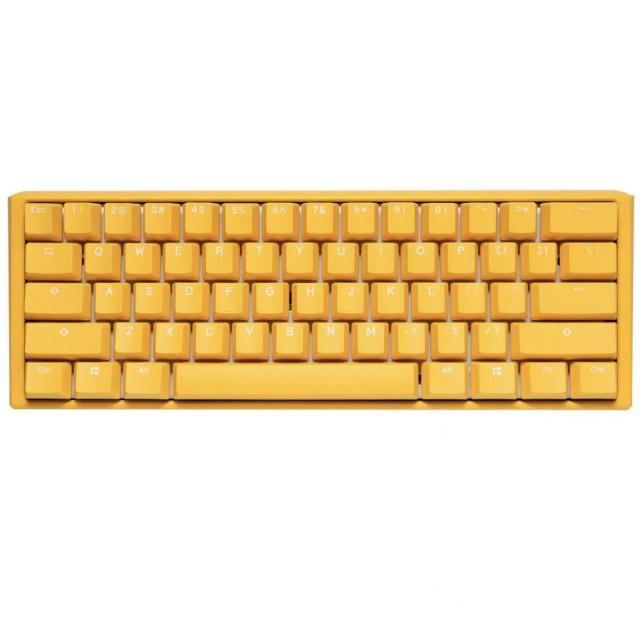 Геймърскa механична клавиатура Ducky One 3 Yellow Mini 60, Cherry MX Red суичове