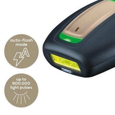 Фотоепилатор Beurer IPL 5800 PureSkin Pro Hair-remover, Auto flash, 3.1 cm2, 600 000 pulses, safe skin sensor, UV filter, 3 energy levels, black