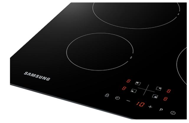 Керамичен плот Samsung NZ64F3NM1AB/UR, Induction Cooktop, 7.2 kw, touch control, 9 cooking levels+booster, LED, auto shut off, auto pan detection