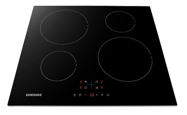 Керамичен плот Samsung NZ64F3NM1AB/UR, Induction Cooktop, 7.2 kw, touch control, 9 cooking levels+booster, LED, auto shut off, auto pan detection