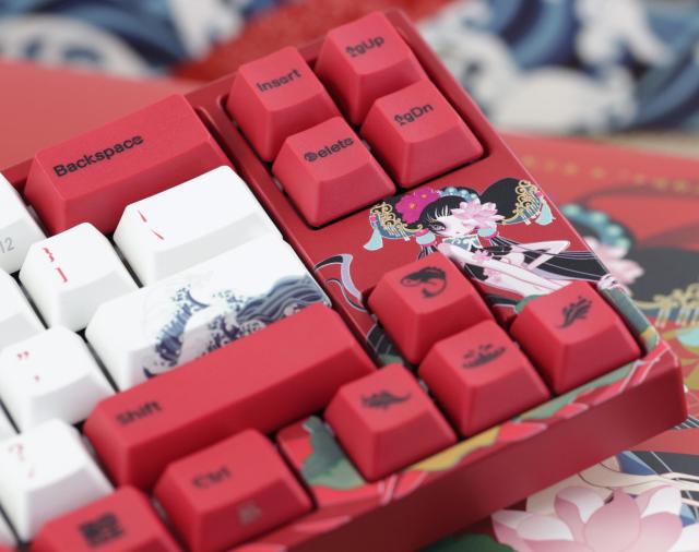 Геймърскa механична клавиатура Ducky x Varmilo Miya Koi 65%, Cherry MX Silent Red