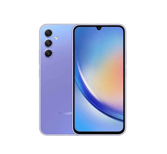 Мобилен телефон Samsung SM-A346 GALAXY A34 5G 128 GB 6GB RAM, Dual SIM, Light Violet