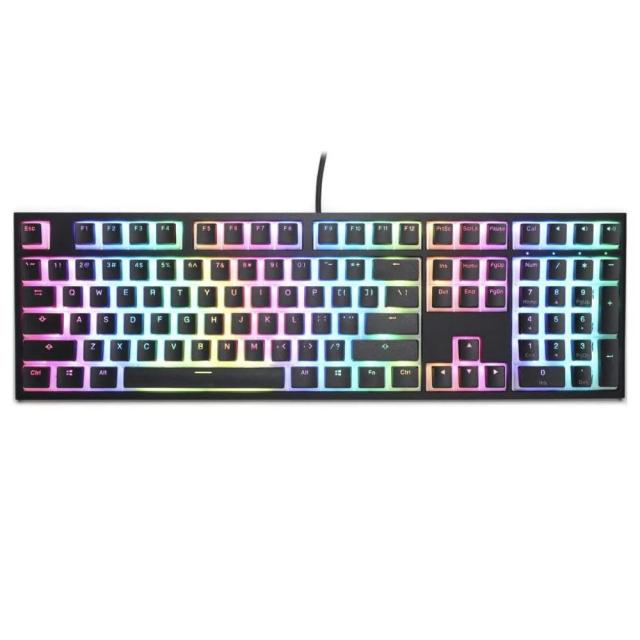 Геймърскa механична клавиатура Ducky One 2 Pudding RGB, Cherry MX Silent Red