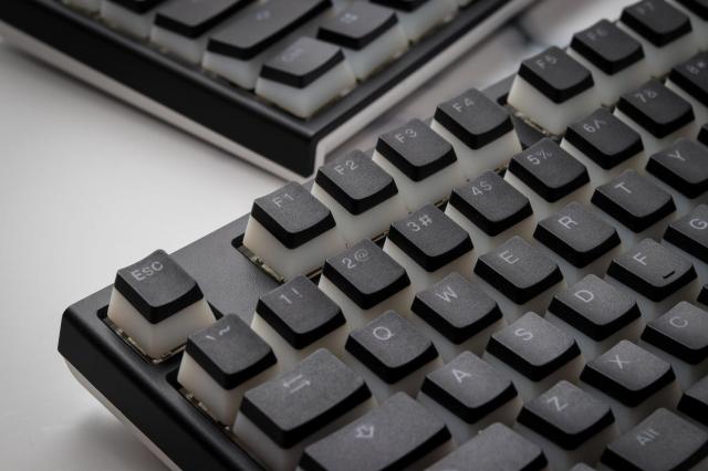 Геймърскa механична клавиатура Ducky One 2 Pudding RGB, Cherry MX Silent Red