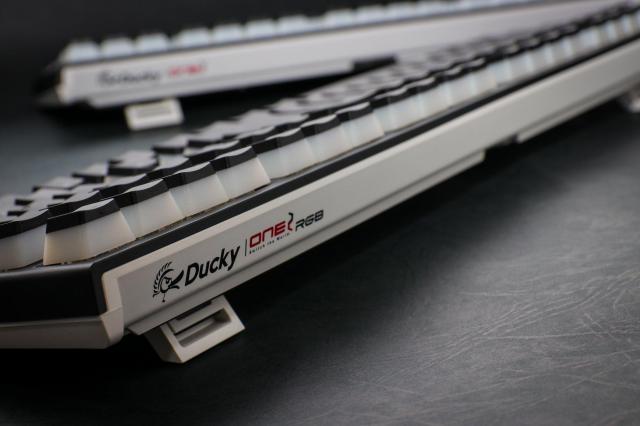 Геймърскa механична клавиатура Ducky One 2 Pudding RGB, Cherry MX Silent Red