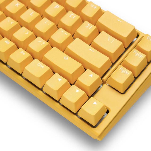 Геймърскa механична клавиатура Ducky One 3 Yellow SF 65%, Cherry MX Silver