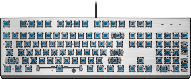 Геймърска Механична Клавиатура Cooler Master CK351, Red Switches, US Layout, Hot Swappable, RGB