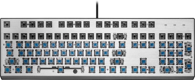 Геймърска Механична Клавиатура Cooler Master CK351, Red Switches, US Layout, Hot Swappable, RGB