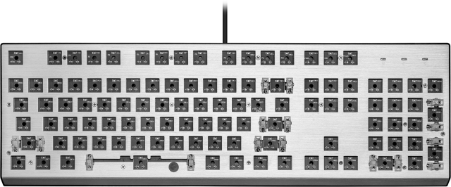 Геймърска Механична Клавиатура Cooler Master CK351, Red Switches, US Layout, Hot Swappable, RGB