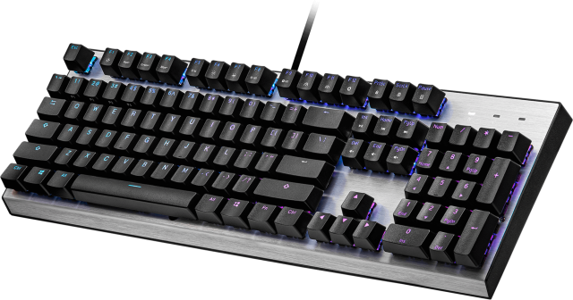 Геймърска Механична Клавиатура Cooler Master CK351, Red Switches, US Layout, Hot Swappable, RGB