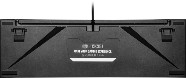 Геймърска Механична Клавиатура Cooler Master CK351, Red Switches, US Layout, Hot Swappable, RGB