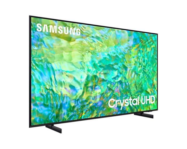 Телевизор Samsung 75" 75CU8072 4K UHD LED TV, SMART, 4K, HDR 10+, Q-Symphony, Dolby Digital Plus , 3xHDMI, 2xUSB, Wi-Fi 5, Bluetooth 5.2, Frameless, Tizen, Black