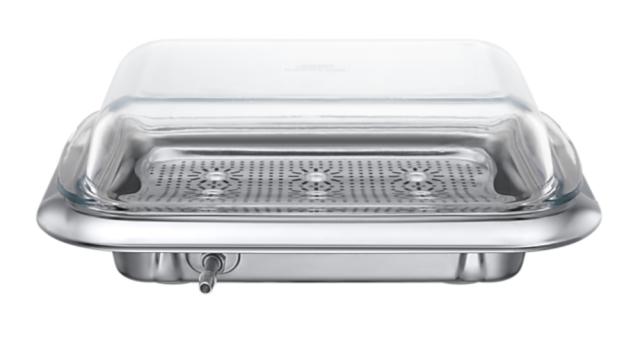 Фурна Samsung NV75T8979RK/EF, Electric oven with BeSpoke Infinite Line design, 75 L, Dual cook Steam, 4.3" TFT-LCD Non touch Display, Pyrolytic cleaning, Wi-Fi connection, 1 level telescopic rail, Special Steam Tray, Meat probe, A+, Black