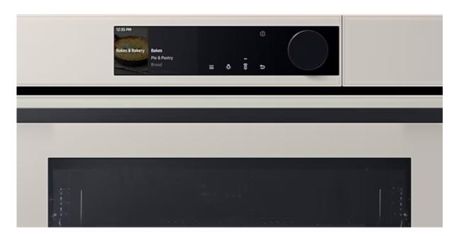 Фурна Samsung NV7B6665IAE/U2, Electric Oven with Dual Cook Steam and Dual Cook, Modern Design and Bespoke Colors, 76 L, Display 4.3'' TFT-LCD Dial & Touch, Catalytic cleaning,  auto cook 70, wi fi,  Air Sous Vide, Air Fry, Natural Steam, Slow cook, d