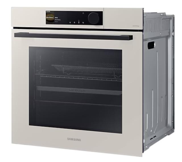 Фурна Samsung NV7B6665IAE/U2, Electric Oven with Dual Cook Steam and Dual Cook, Modern Design and Bespoke Colors, 76 L, Display 4.3'' TFT-LCD Dial & Touch, Catalytic cleaning,  auto cook 70, wi fi,  Air Sous Vide, Air Fry, Natural Steam, Slow cook, d