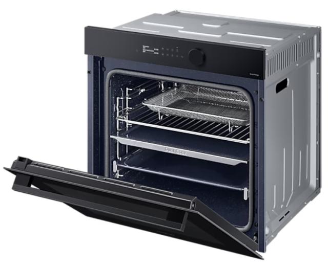 Фурна Samsung NV7B5645TAK/U2, Electric Oven with Dual Cook and Natural Steam, Bespoke Design, Air Sous Vide Function, 76 L, Display L2.25" Mono LCD+ Select Knob, Catalytic cleaning,  auto cook 40, wi fi, Air Fry, Black Glass