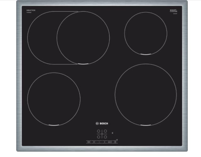 Готварски плот Bosch PIF645BB5E, SER4, Induction hob, 60 cm, Black, surface mount with frame