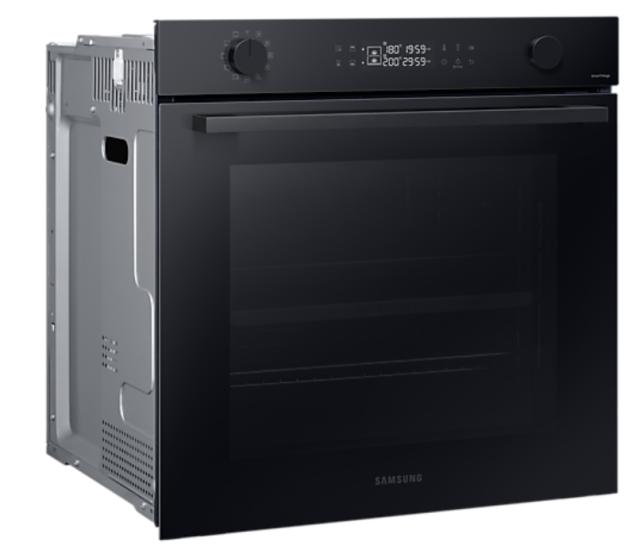 Фурна Samsung NV7B44207AK/U2, Electric Oven with Dual Cook and Natural Steam, Bespoke Design, Air Sous Vide Function, 76 L, Display LED+ Dual Knob, Catalytic cleaning,  auto cook 40, wi fi, Black Glass