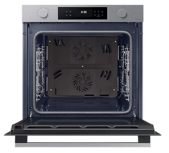 Фурна Samsung NV7B44207AS/U2, Electric Oven with Dual Cook and Natural Steam, Bespoke Design, Air Sous Vide Function, 76 L, Display LED+ Dual Knob, Catalytic cleaning,  auto cook 40, Child safety lock, wi fi, Stainless steel