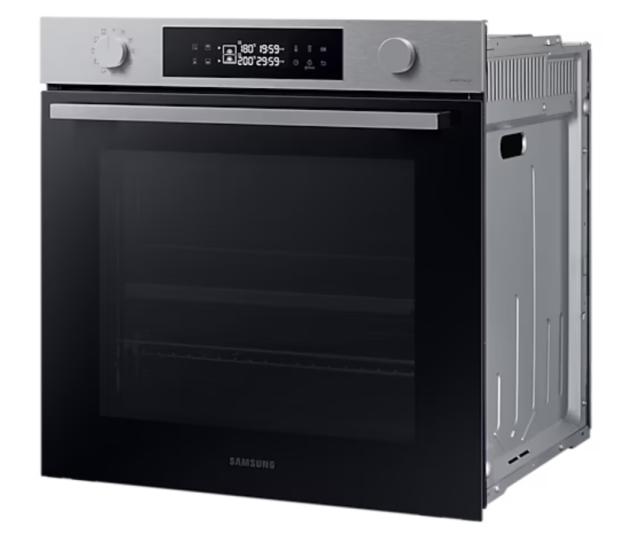 Фурна Samsung NV7B44207AS/U2, Electric Oven with Dual Cook and Natural Steam, Bespoke Design, Air Sous Vide Function, 76 L, Display LED+ Dual Knob, Catalytic cleaning,  auto cook 40, Child safety lock, wi fi, Stainless steel