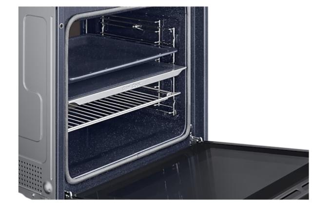 Фурна Samsung NV7B44207AS/U2, Electric Oven with Dual Cook and Natural Steam, Bespoke Design, Air Sous Vide Function, 76 L, Display LED+ Dual Knob, Catalytic cleaning,  auto cook 40, Child safety lock, wi fi, Stainless steel