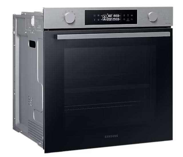 Фурна Samsung NV7B44207AS/U2, Electric Oven with Dual Cook and Natural Steam, Bespoke Design, Air Sous Vide Function, 76 L, Display LED+ Dual Knob, Catalytic cleaning,  auto cook 40, Child safety lock, wi fi, Stainless steel