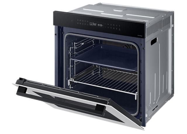 Фурна Samsung NV7B4040VAW/U2, Single fan electric oven, Natural Steam and Bespoke design, 76 L, Display LED+ Full Touch Control, Catalytic cleaning, 1 Level half telescopic, auto cook 20, wi fi, White