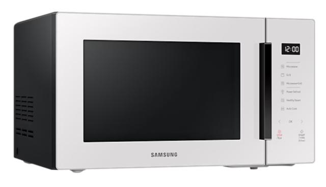 Микровълнова печка Samsung MG30T5018UE/ET,Bespoke Microwave Oven, Grill Function, 30L, 1400W, LED Display, Black body, Clean Porcelain door