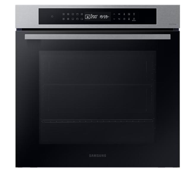 Фурна Samsung NV7B4020ZAS/U2, Single fan electric oven, Natural Steam and Bespoke design, 76 L, Display LED+ Full Touch Control, Catalytic cleaning, 1 Level half telescopic, auto cook 20, wi fi, Stainless steel