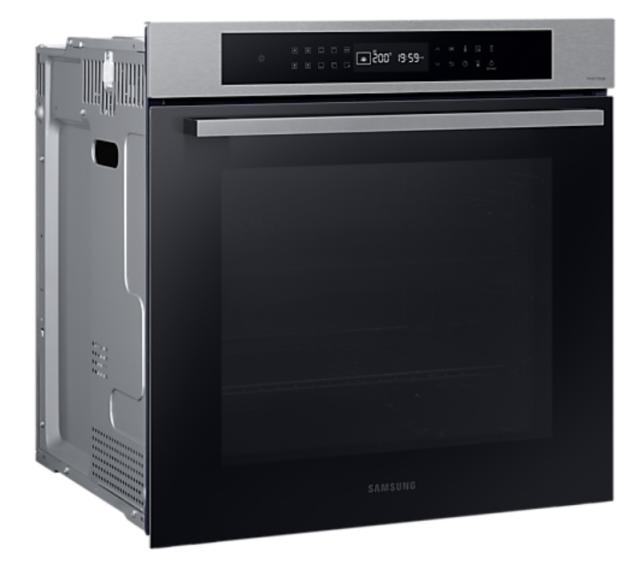 Фурна Samsung NV7B4020ZAS/U2, Single fan electric oven, Natural Steam and Bespoke design, 76 L, Display LED+ Full Touch Control, Catalytic cleaning, 1 Level half telescopic, auto cook 20, wi fi, Stainless steel