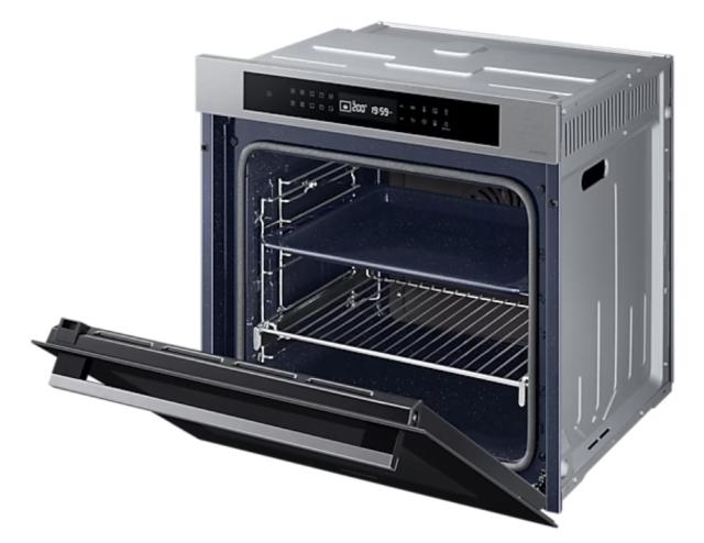 Фурна Samsung NV7B4020ZAS/U2, Single fan electric oven, Natural Steam and Bespoke design, 76 L, Display LED+ Full Touch Control, Catalytic cleaning, 1 Level half telescopic, auto cook 20, wi fi, Stainless steel