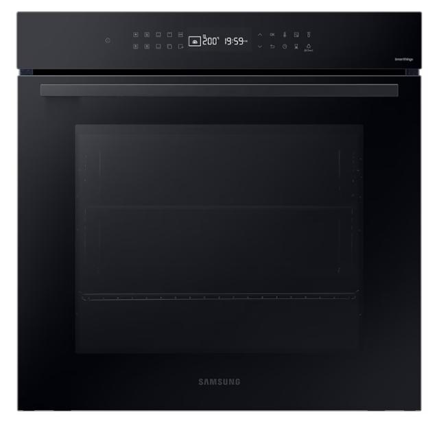 Фурна Samsung NV7B4020ZAK/U2, Single fan electric oven, Natural Steam and Bespoke design, 76 L, Display LED+ Full Touch Control, Catalytic cleaning, 1 Level half telescopic, auto cook 20, wi fi, Black Glass