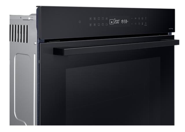 Фурна Samsung NV7B4020ZAK/U2, Single fan electric oven, Natural Steam and Bespoke design, 76 L, Display LED+ Full Touch Control, Catalytic cleaning, 1 Level half telescopic, auto cook 20, wi fi, Black Glass