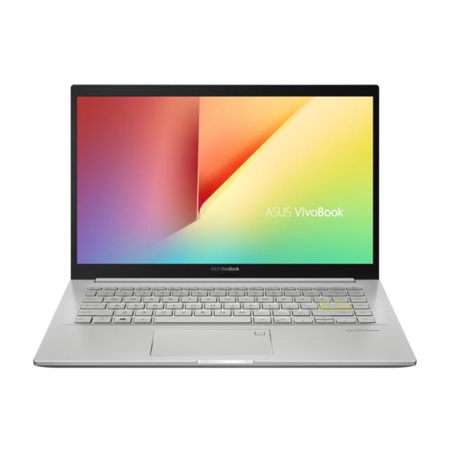 Лаптоп Asus Vivobook 14 K413EA-EK321W, Intel Core i3-1115G4(6M Cache, up to 4.1 GHz), 14" FHD(1920x1080), DDR4 8GB(ON BD.),512G PCIEG3 SSD, TPM,Windows 11, Transparent Silver + Pantum P2500W Laser Printer