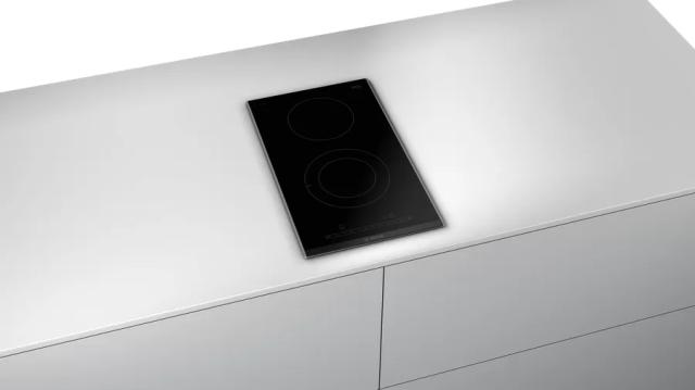 Готварски плот Bosch PKF375FP2E, SER 6, Conventional hob PowerBoost, Domino type, 2 zones, 1 extension, 30 cm, Black