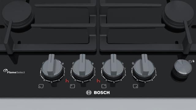 Готварски плот Bosch PRP6A6N70, Gas hob built FlameSelect, 4 zones, display, 60cm